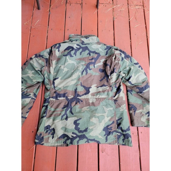 Vintage LAKEVIEW SPORTSWEAR Military CAMO Field Jacket Men's XL Insulated - Picture 4 of 16